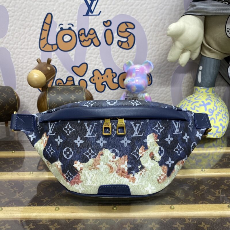 Replica Louis Vuitton Bumbag Discovery Blue Fire