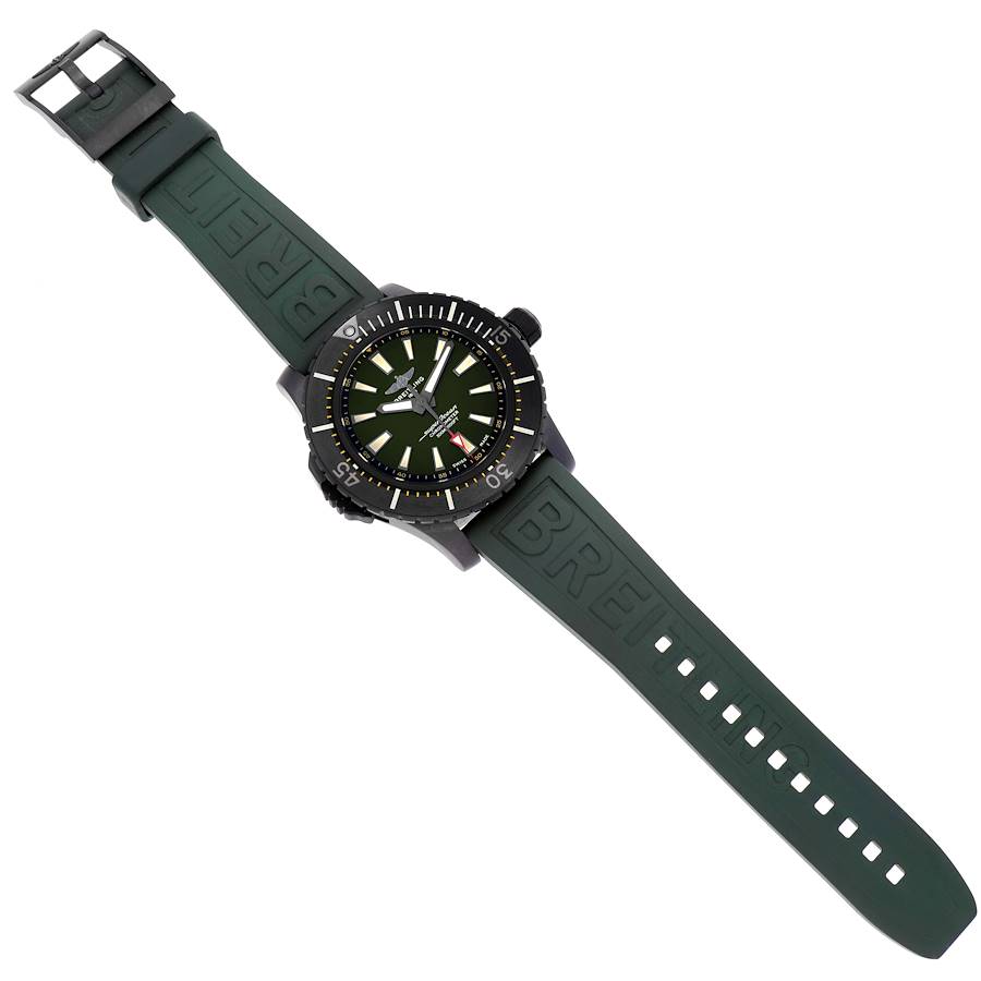 Breitling Superocean 48 Green Dial Titanium Mens Watch V17369