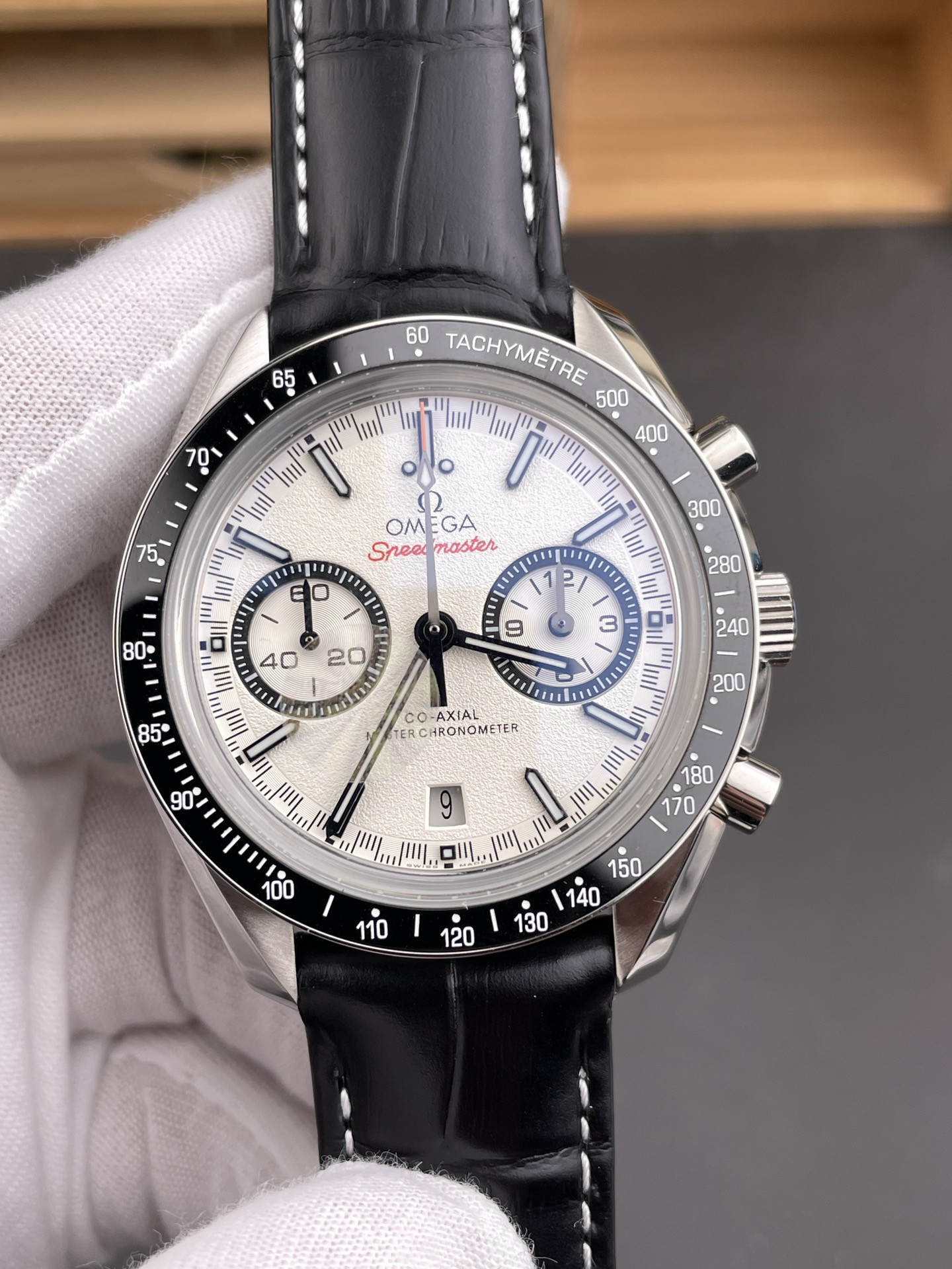 Speedmaster Racing Chronograph White Dial