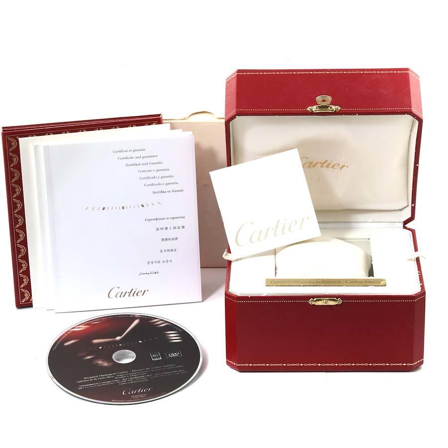 Cartier Roadster XL 100th Anniversary Steel Mens Watch W6206012