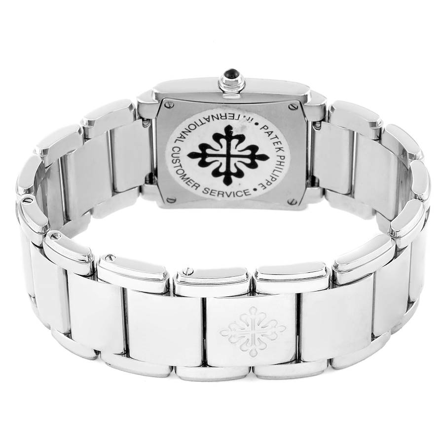 Patek Philippe Twenty-4 Grey Diamond Dial Steel Ladies Watch 4910