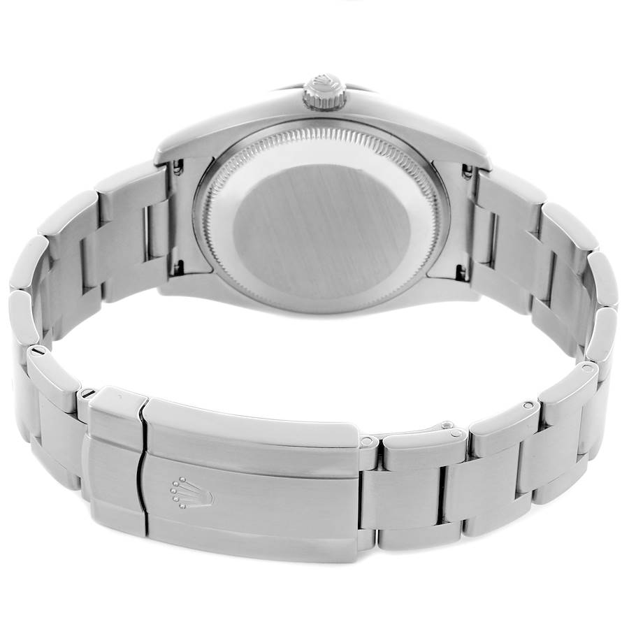 Rolex Air King Blue Concentric Dial Steel Mens Watch 114200