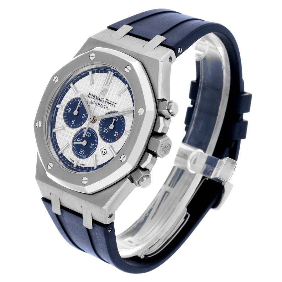 Audemars Piguet Royal Oak 41mm White Dial Limited Edition Steel Mens Watch 26326ST