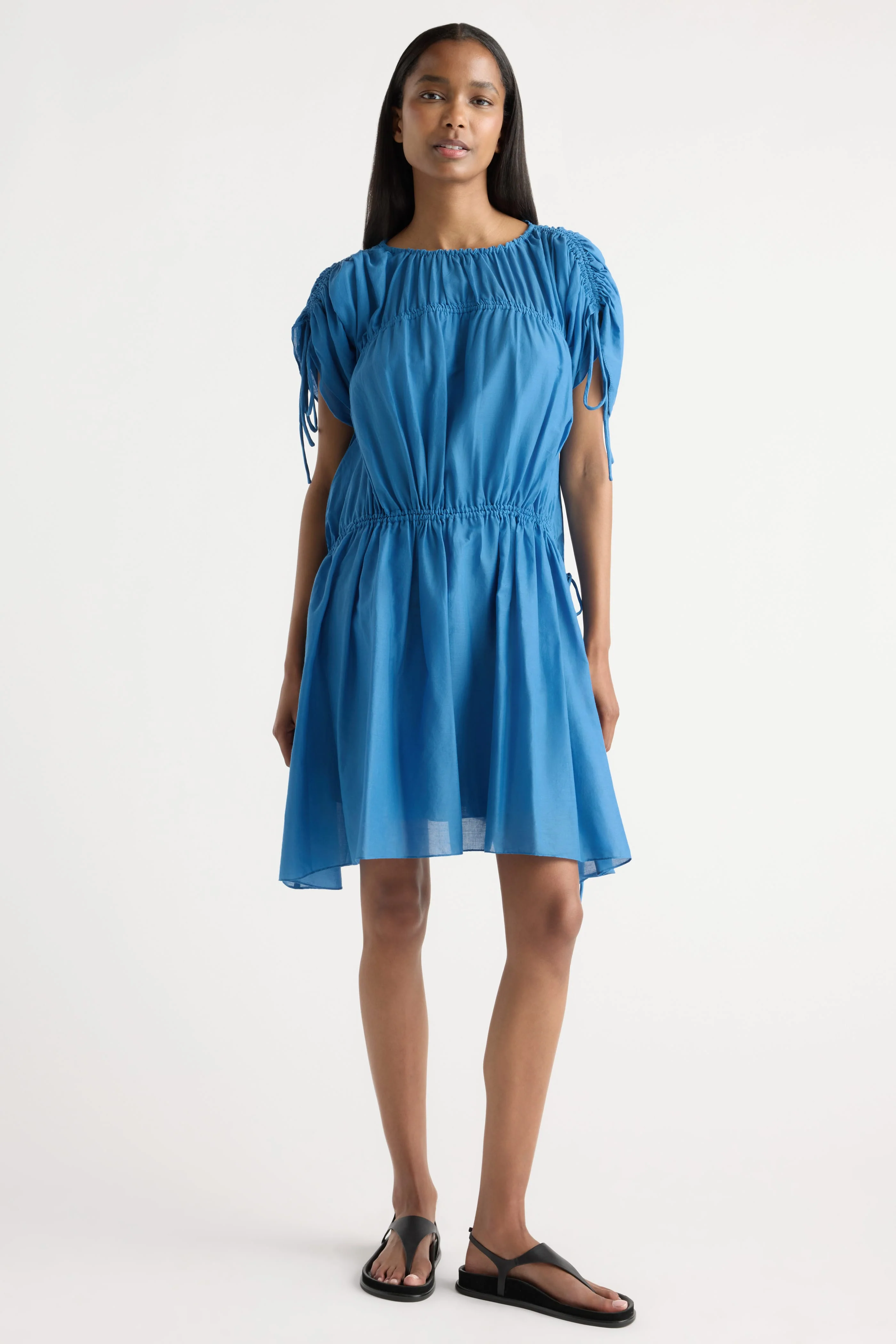 Akemi Tie-Shoulder Organic Cotton Dress