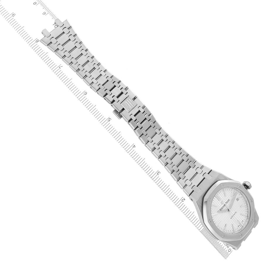 Audemars Piguet Royal Oak Silver Dial Steel Mens Watch 15400ST