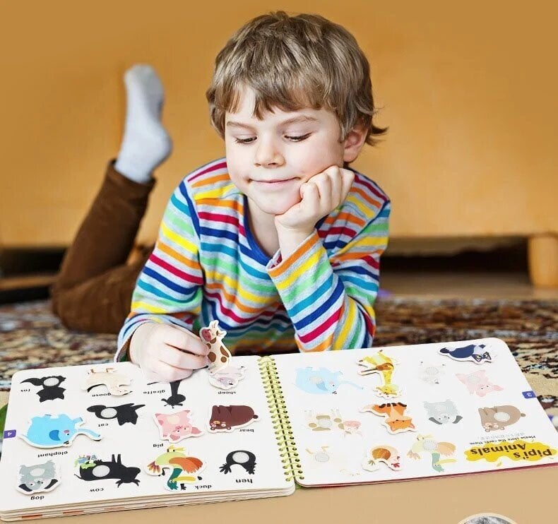 🔥Keep Your Kids Away From Electronics - Early Education Enlightenment Quiet Sticker Toy🎁-BUY 2 FREE SHIPPING
