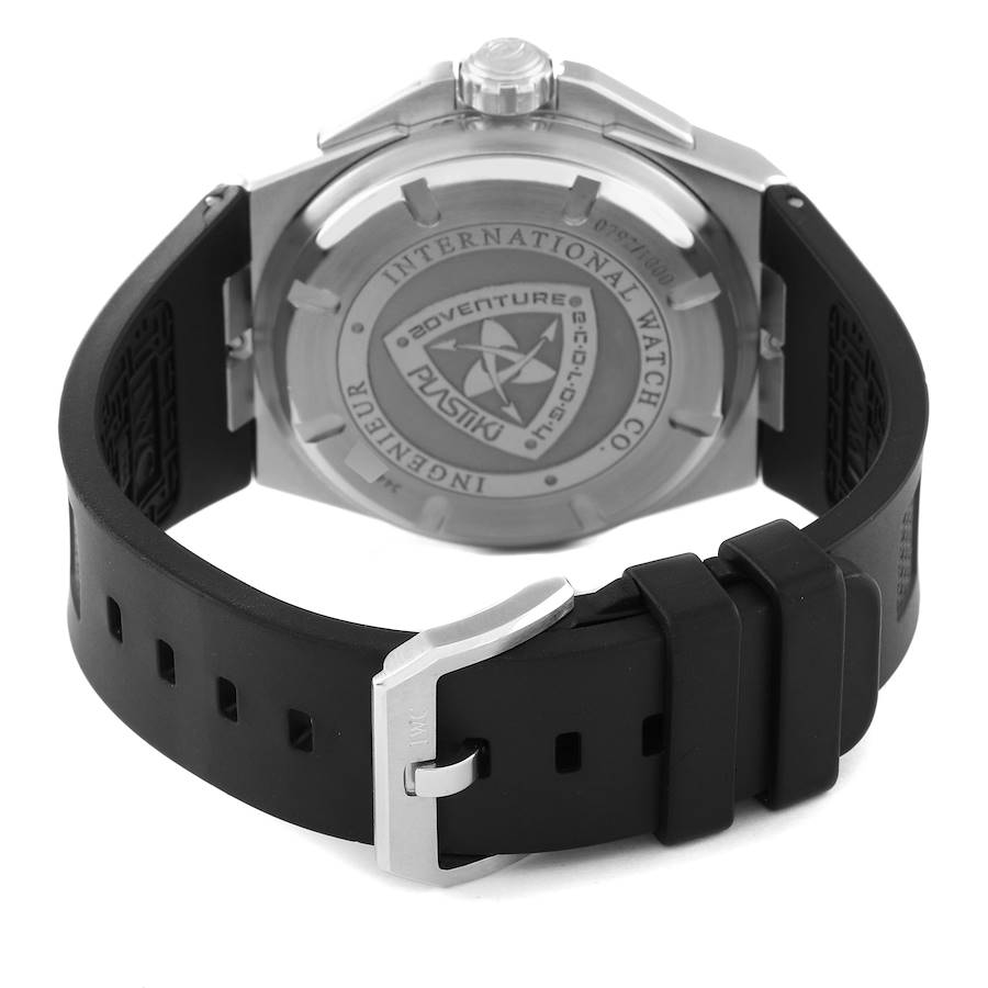 IWC Ingenieur Automatic Mission Earth Plastiki Steel Mens Watch IW323603