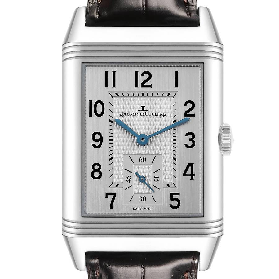 Jaeger LeCoultre Reverso Duo Day Night Steel Watch 215.8.D4 Q3848420