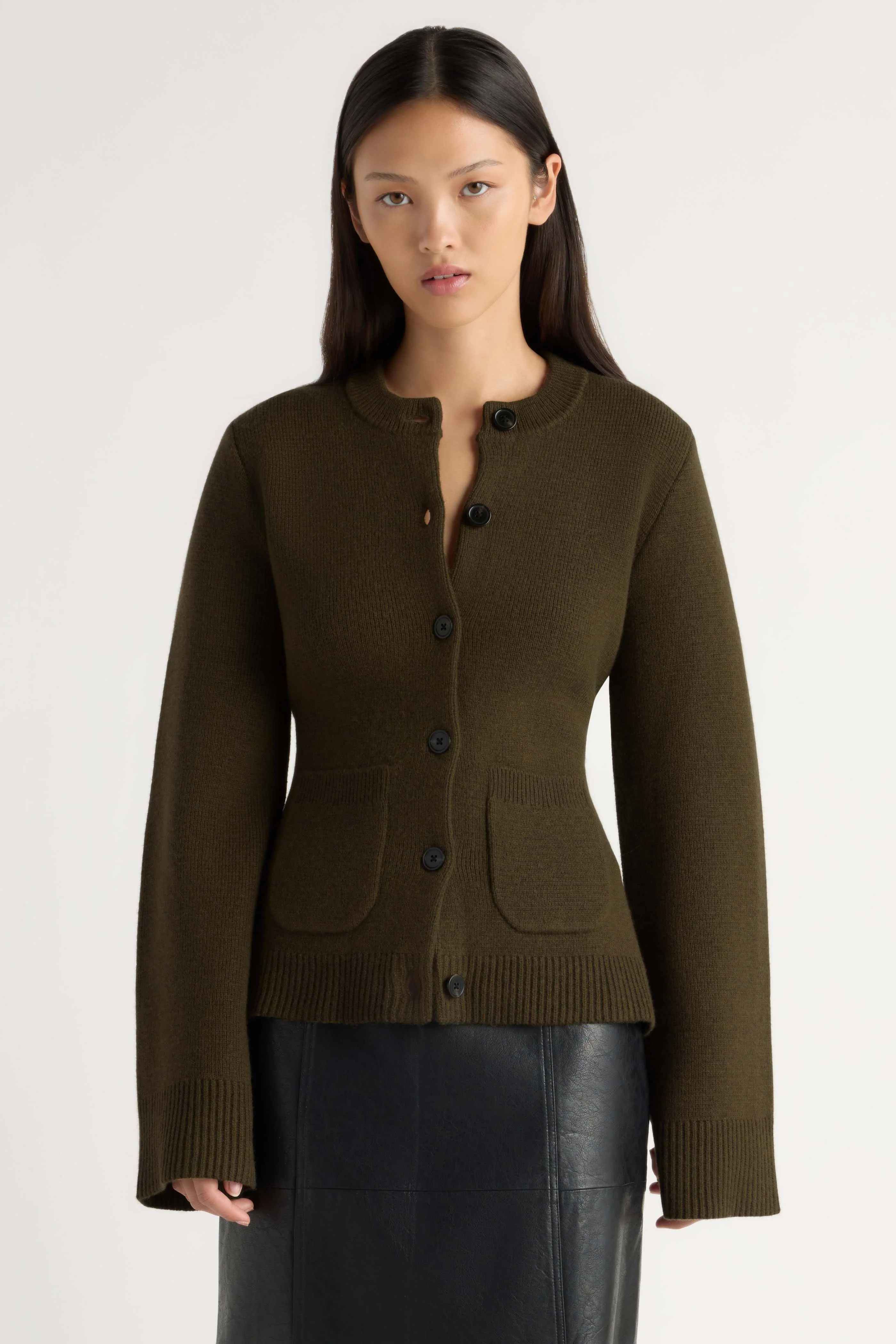 Eames Organic Cotton-Wool Cardigan