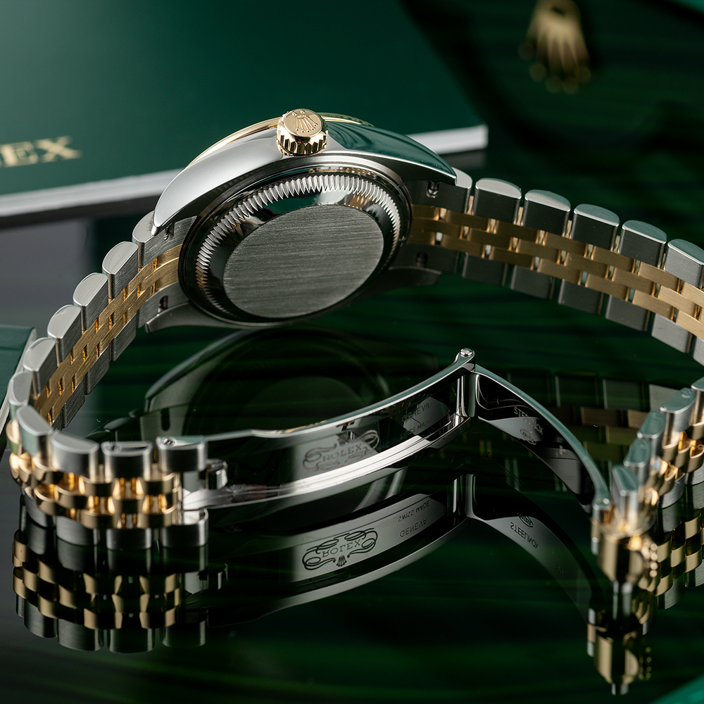 ?Limited Stock-Rolex Lady Datejust 28mm/31mm/36mm 18K Yellow Gold Jubilee Bracelet Diamond Bezel Mother of Pearl Diamond Dial Ref: 279381RBR-0013 /Ref: 279383rbr-0019