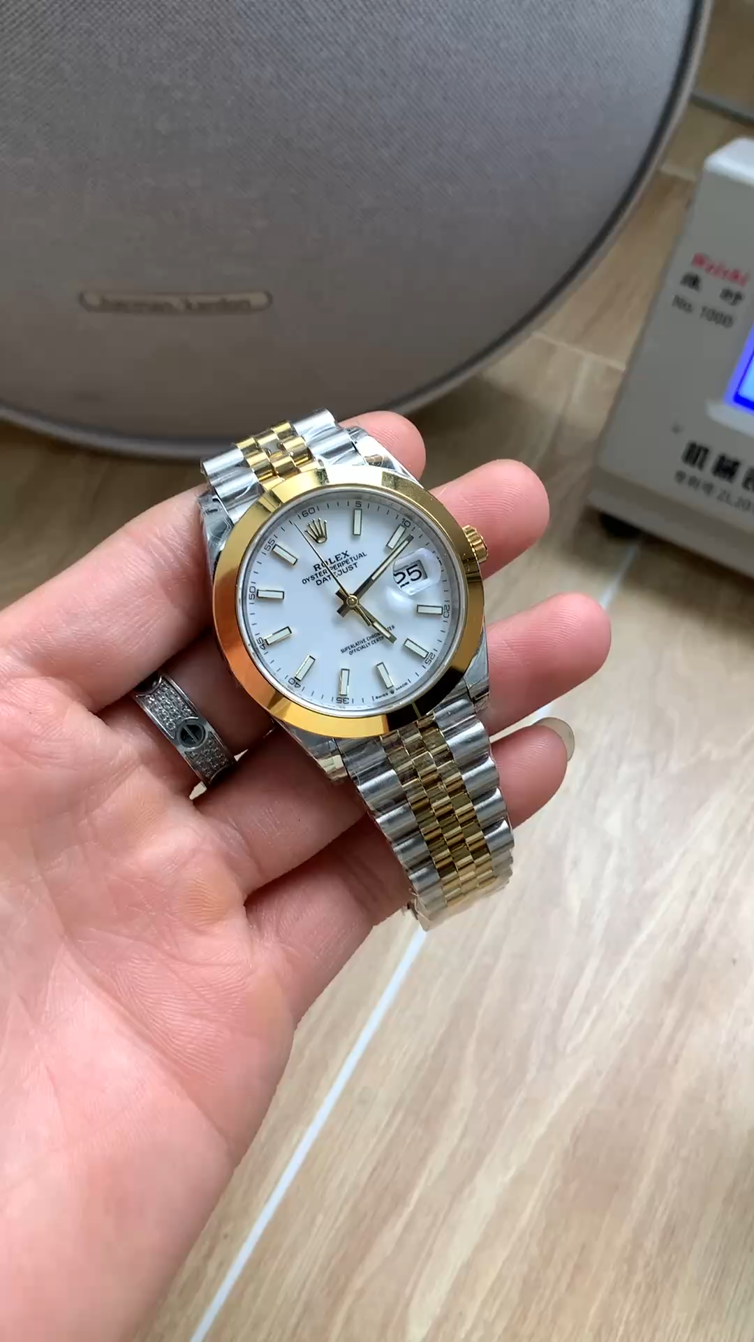 Rolex Datejust 41 Stainless Steel and Yellow Gold M126303 0016 Men's Watch