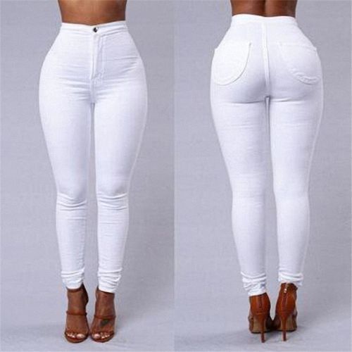 White And Black 2-in-1 Stretch Skinny Jeans Skinny High-Rise Jeans