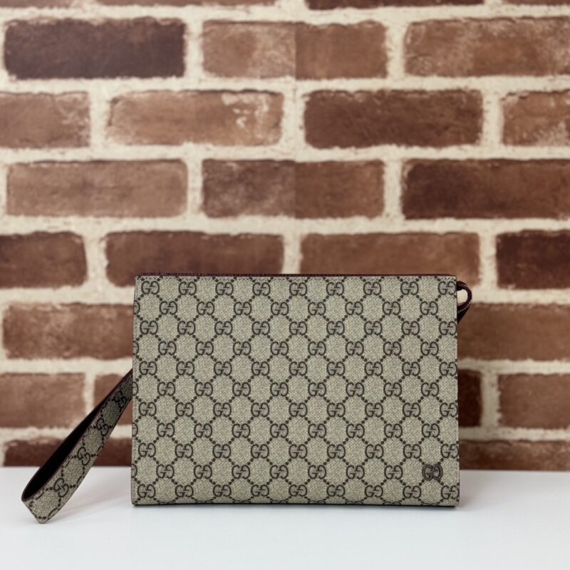 Replica Gucci GG Canvas Pouch Beige