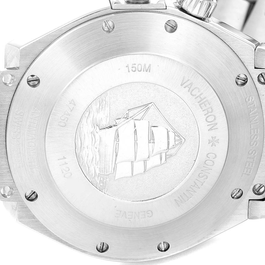 Vacheron Constantin Overseas Dual Time Silver Dial Mens Watch 47450