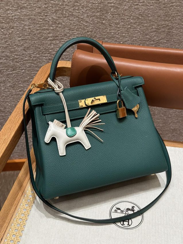 Replica Hermès Kelly Malachite Togo