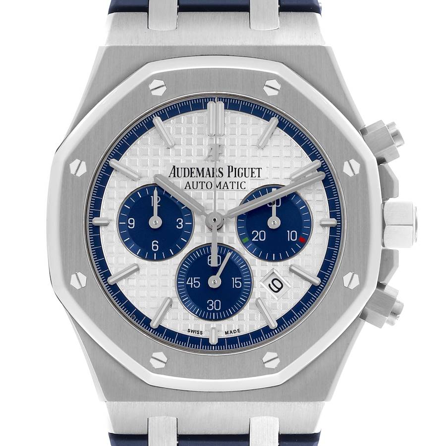 Audemars Piguet Royal Oak 41mm White Dial Limited Edition Steel Mens Watch 26326ST