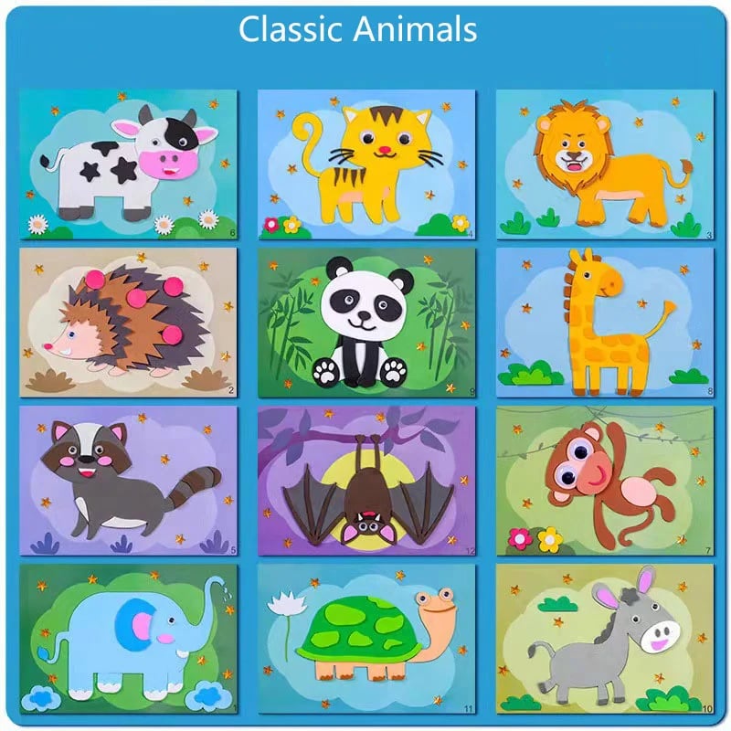 🔥LAST DAY 49% OFF-Cartoon EVA Sticker Toys - BUY 2 FREE SHIPPING