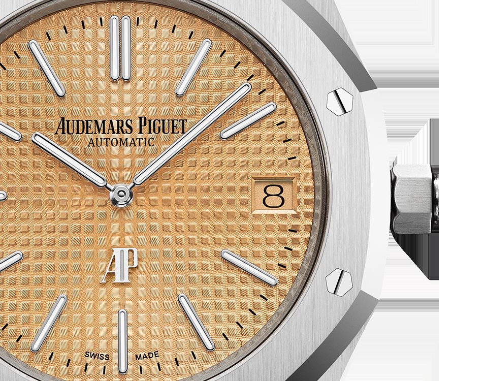 ROYAL OAK &ldquo;JUMBO&rdquo; EXTRA-THIN Pink Gold-toned Dial 39mm