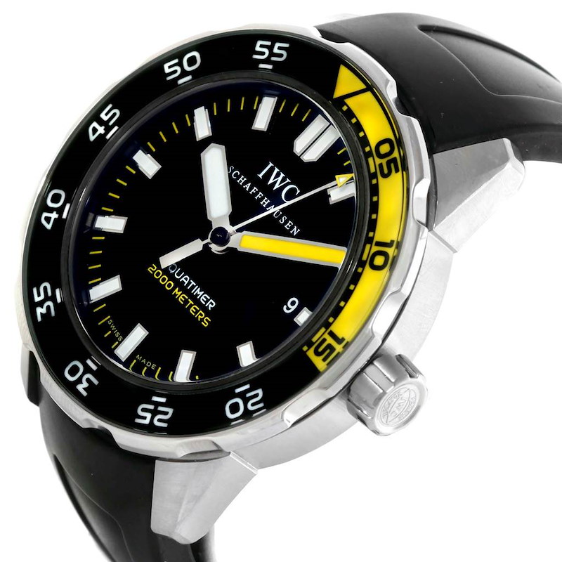 IWC Aquatimer 2000 Rubber Strap Mens Watch IW356808