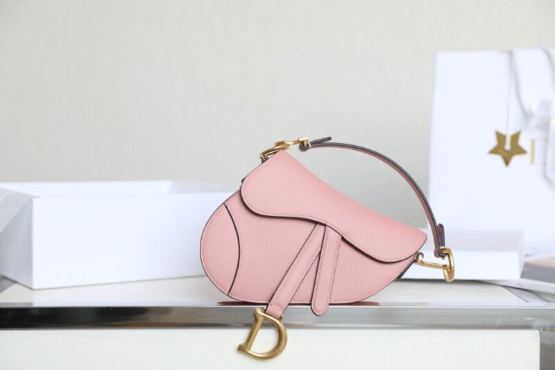Replica Dior Saddle Bag Small Pink