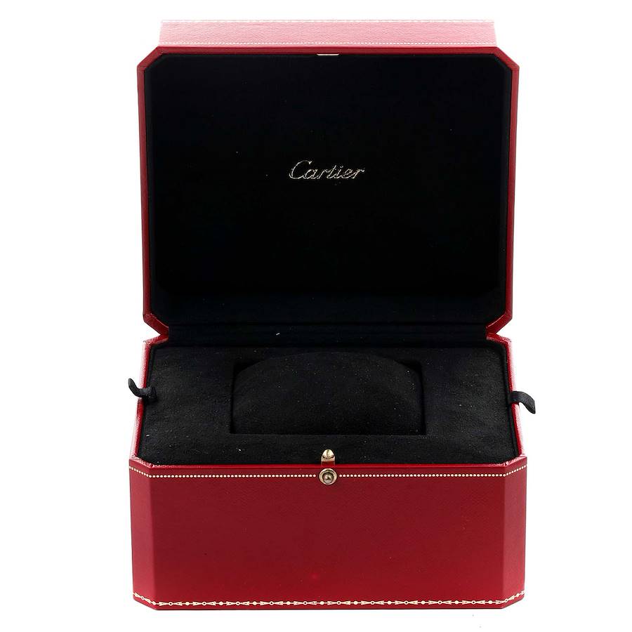 Cartier Calibre Rose Gold Silver Dial Automatic Mens Watch W7100009