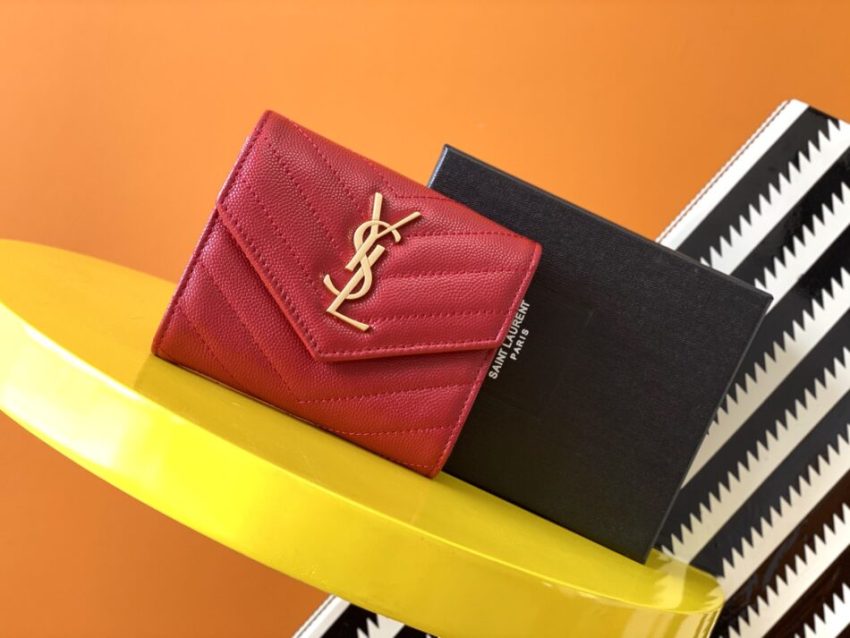 Yves Saint Laurent Tri-Fold Wallet
