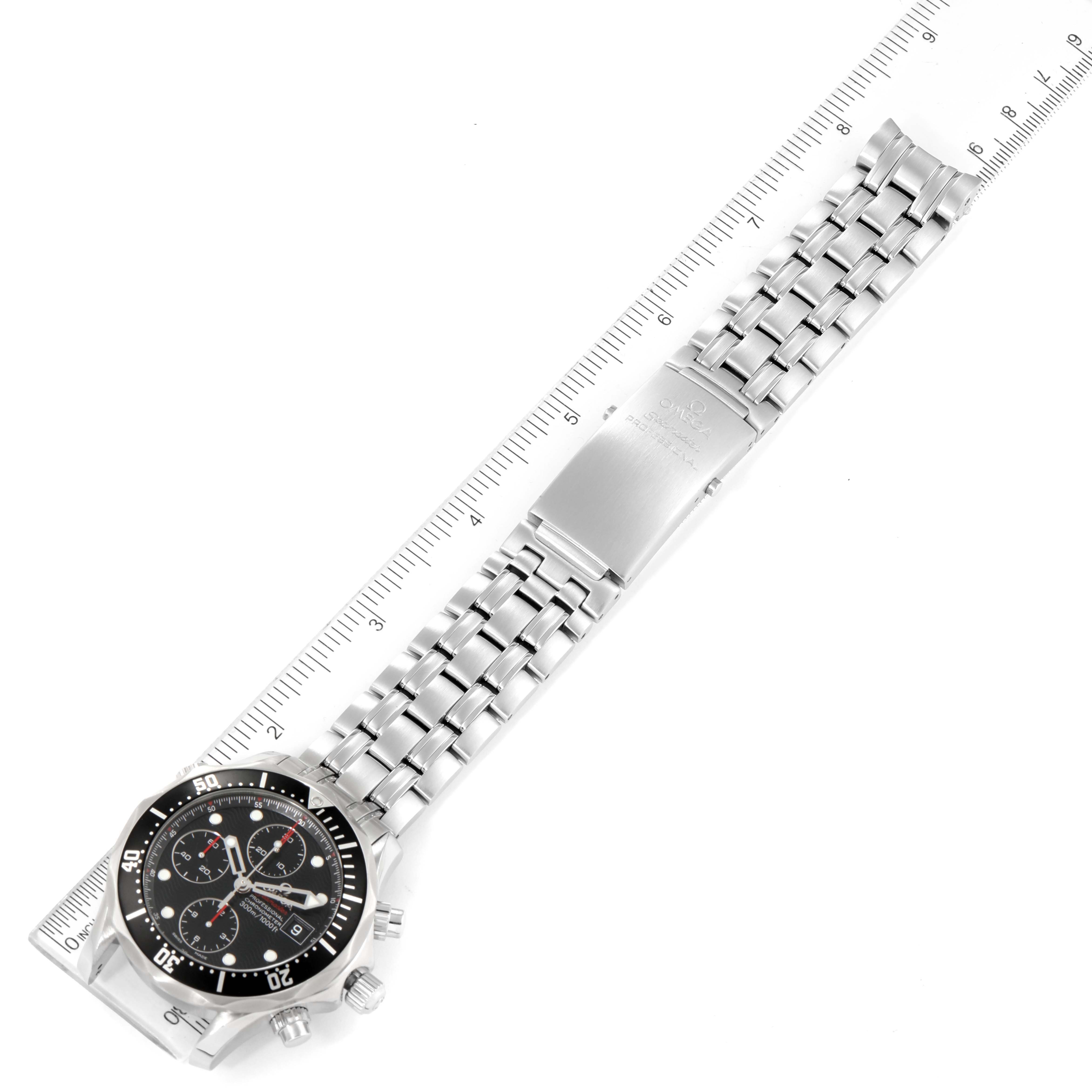 Omega Seamaster Chronograph Black Dial Steel Mens Watch 41.0 MM213.30.42.40.01.001