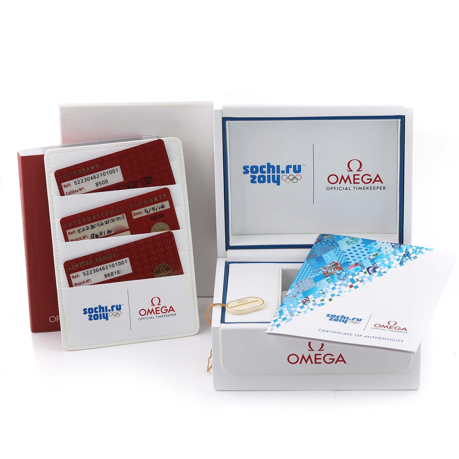 Omega Planet Ocean Olympic Sochi 2014 Limited Edition Watch 45.5 MM 522.30.46.21.01.001