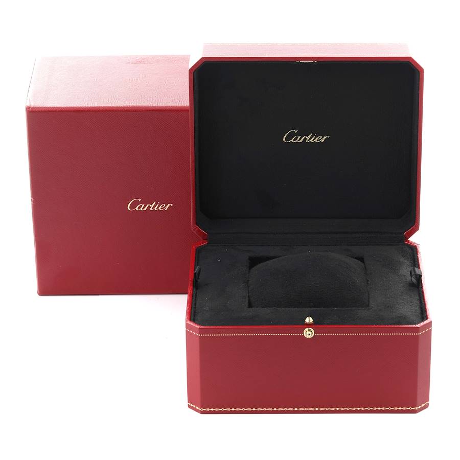 Cartier Ballon Bleu Steel Rose Gold Diamond Ladies Watch WE902079