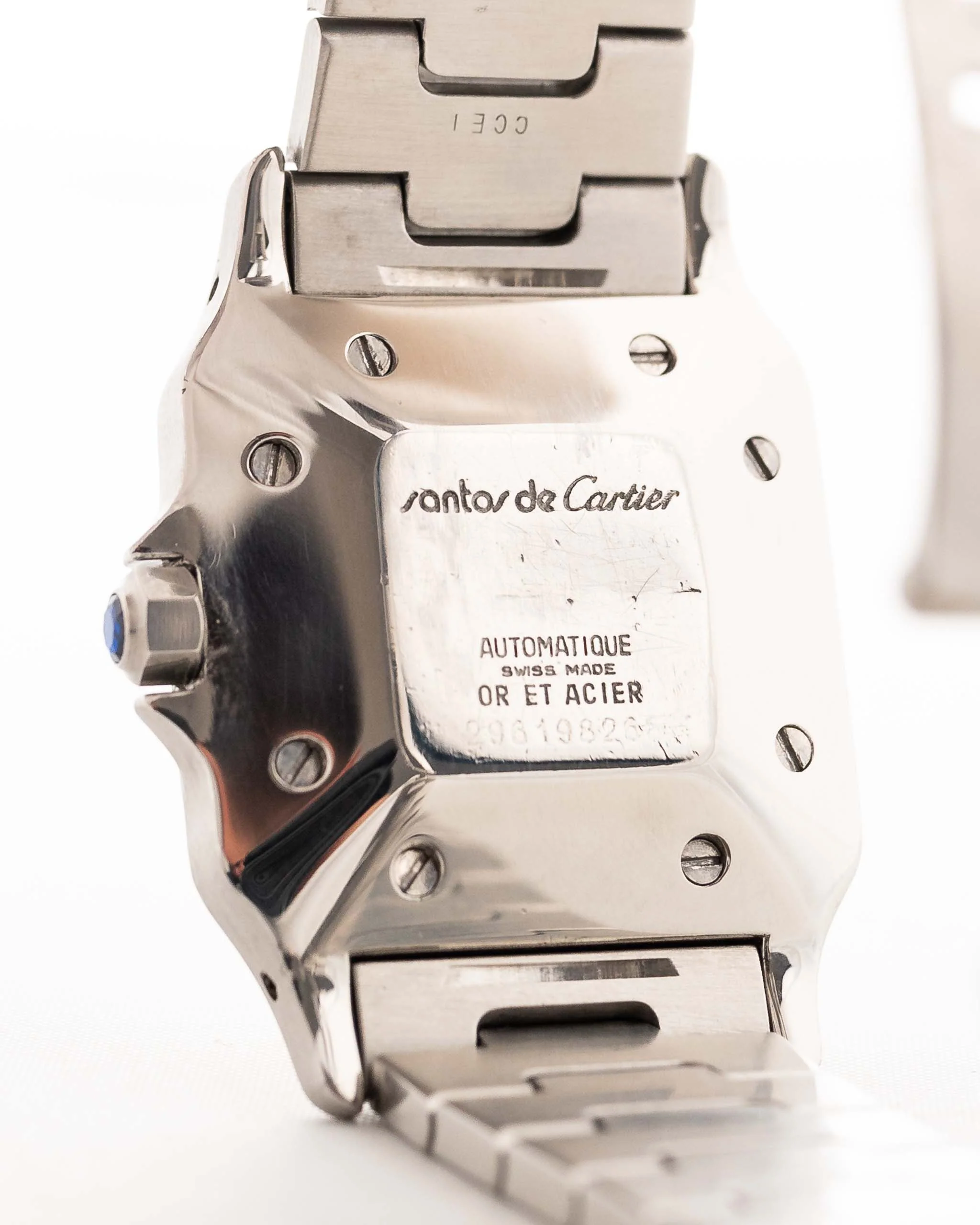 Cartier Santos Carr&eacute;e 2961 Two Tone 1990s