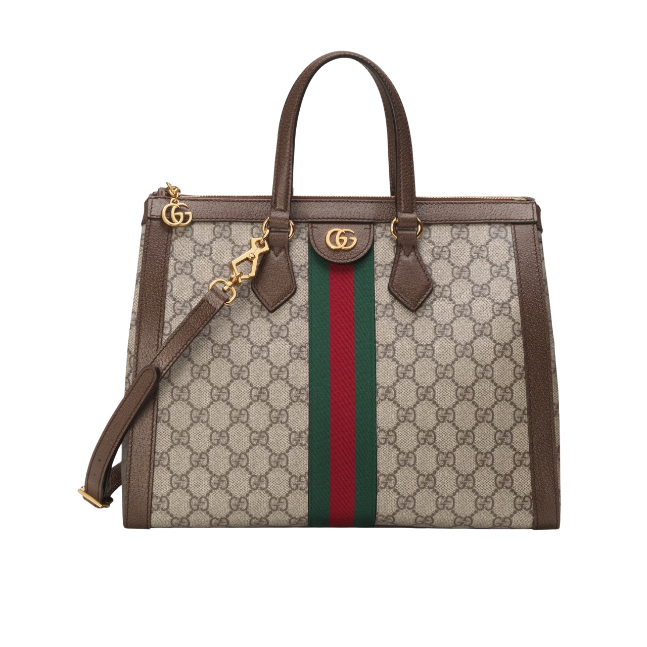 LUX-GC1118	Gucci Ophidia Large Tote Bag Beige Ebony 33Cm 524537 K05Nb 8745