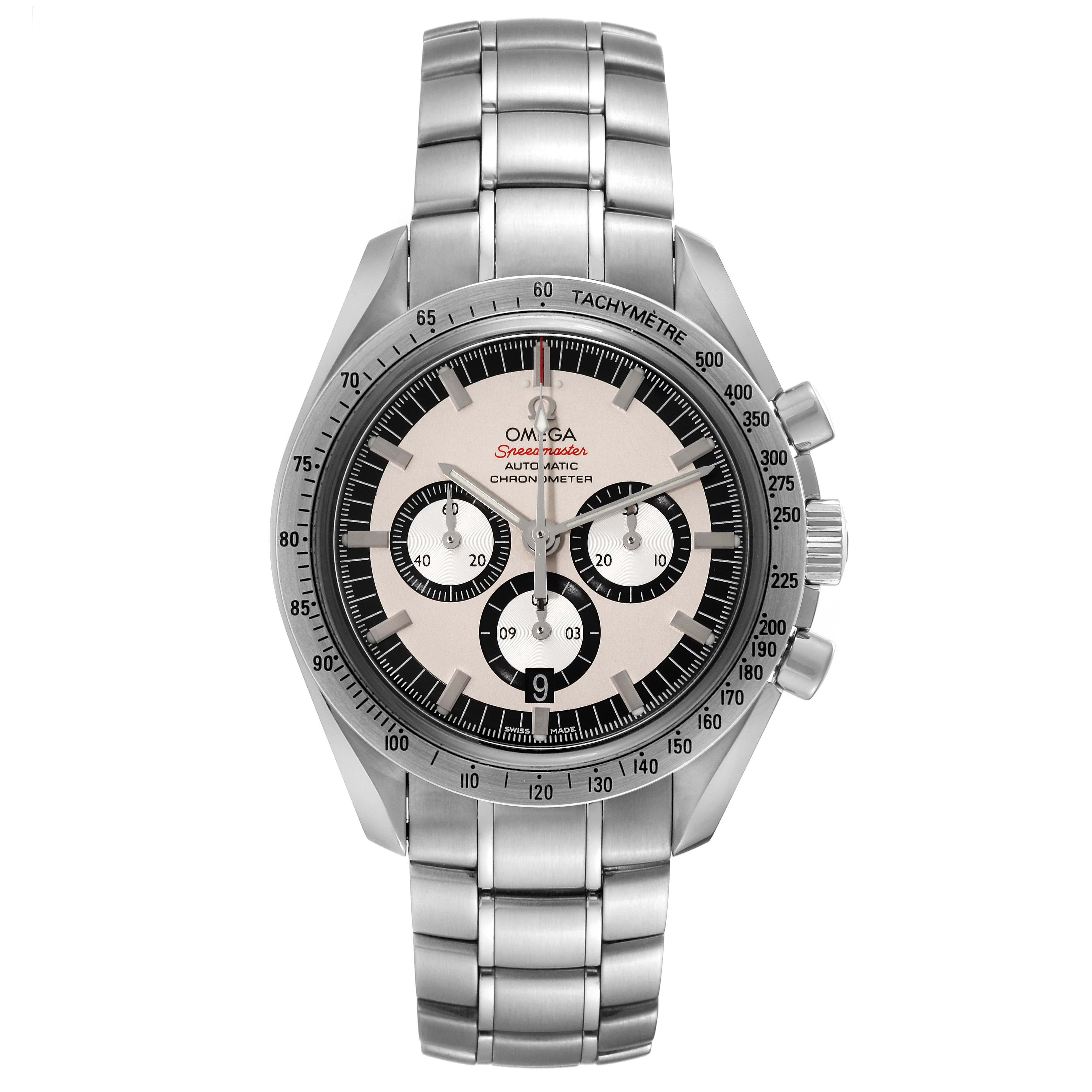 Omega Speedmaster Schumacher Legend Limited Edition Steel Mens Watch 42.0 MM 3506.31.00 Card