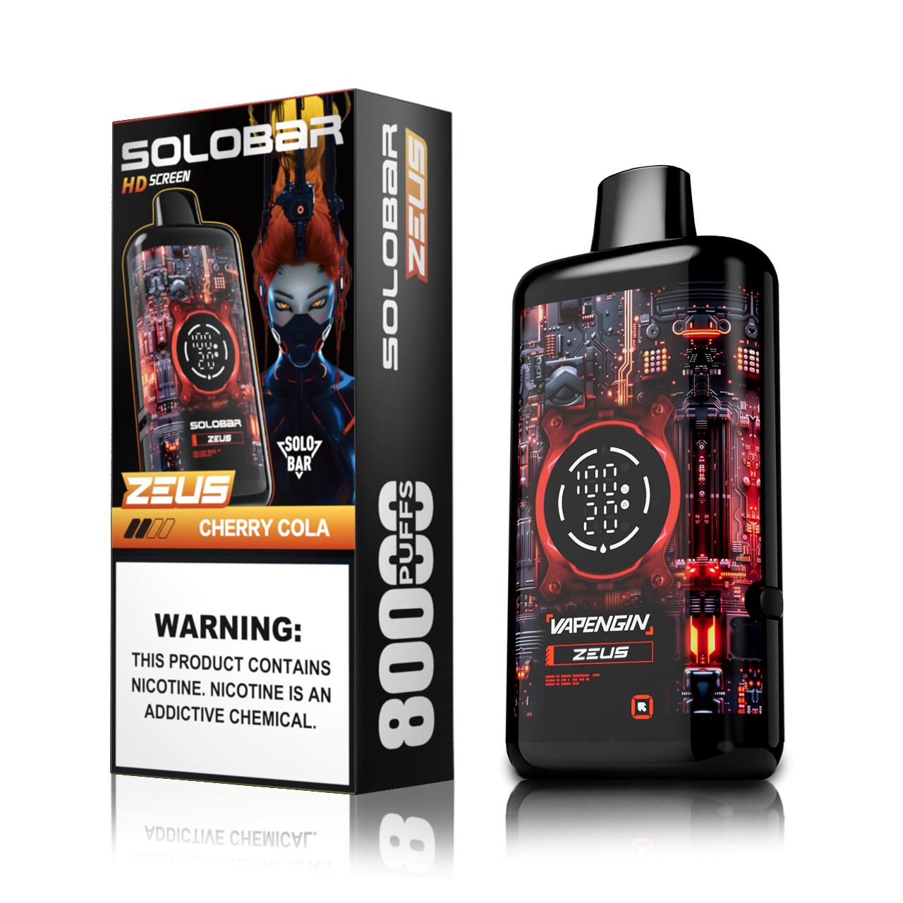 🔥 Solobar Zeus 80K Disposable Vape — Do 80 000 Zaciągnięć Pełnych Smaku | Szybka wysyłka z magazynu w Polsce 🚚