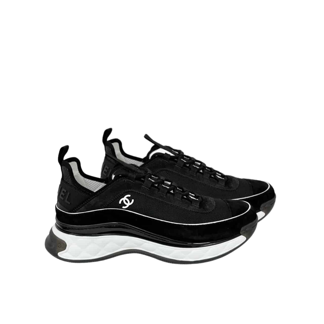 Chanel Women’S Suede Sneaker Black G39072 Y55826 K4284