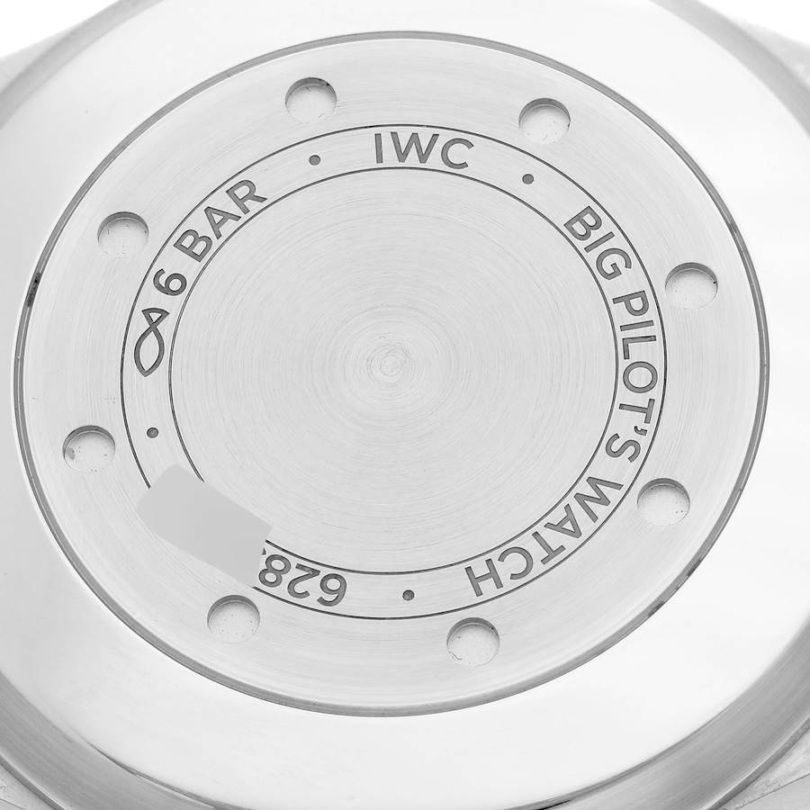 IWC Big Pilots 46mm Green Dial Automatic Steel Mens Watch IW501015