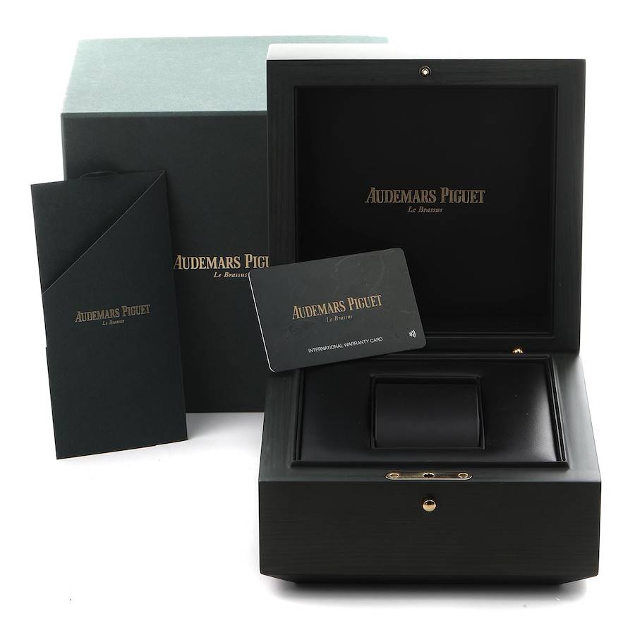 Audemars Piguet Royal Oak Steel Rose Gold Mens Watch 77350SR