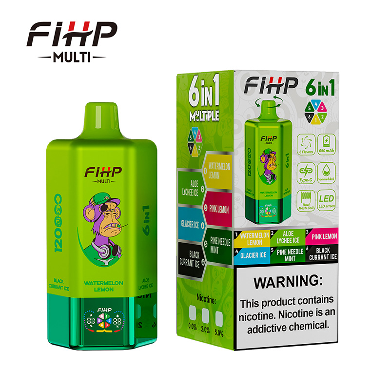 🔥 FIHP Multi 120K Puffs 6-in-1 Flavors 120000 Disposable Vape | 💥 20% RABATU | Nowi klienci hurtowi oszczędzają więcej | Polska wysyłka lokalna