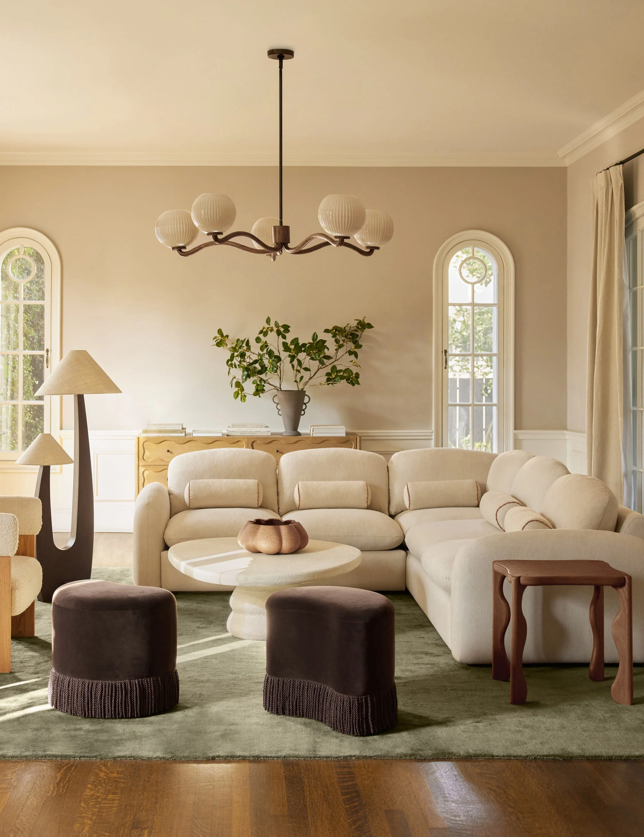Nara Chandelier Elegant Ceiling Light for Dining Room, Living Room, or Entryway by