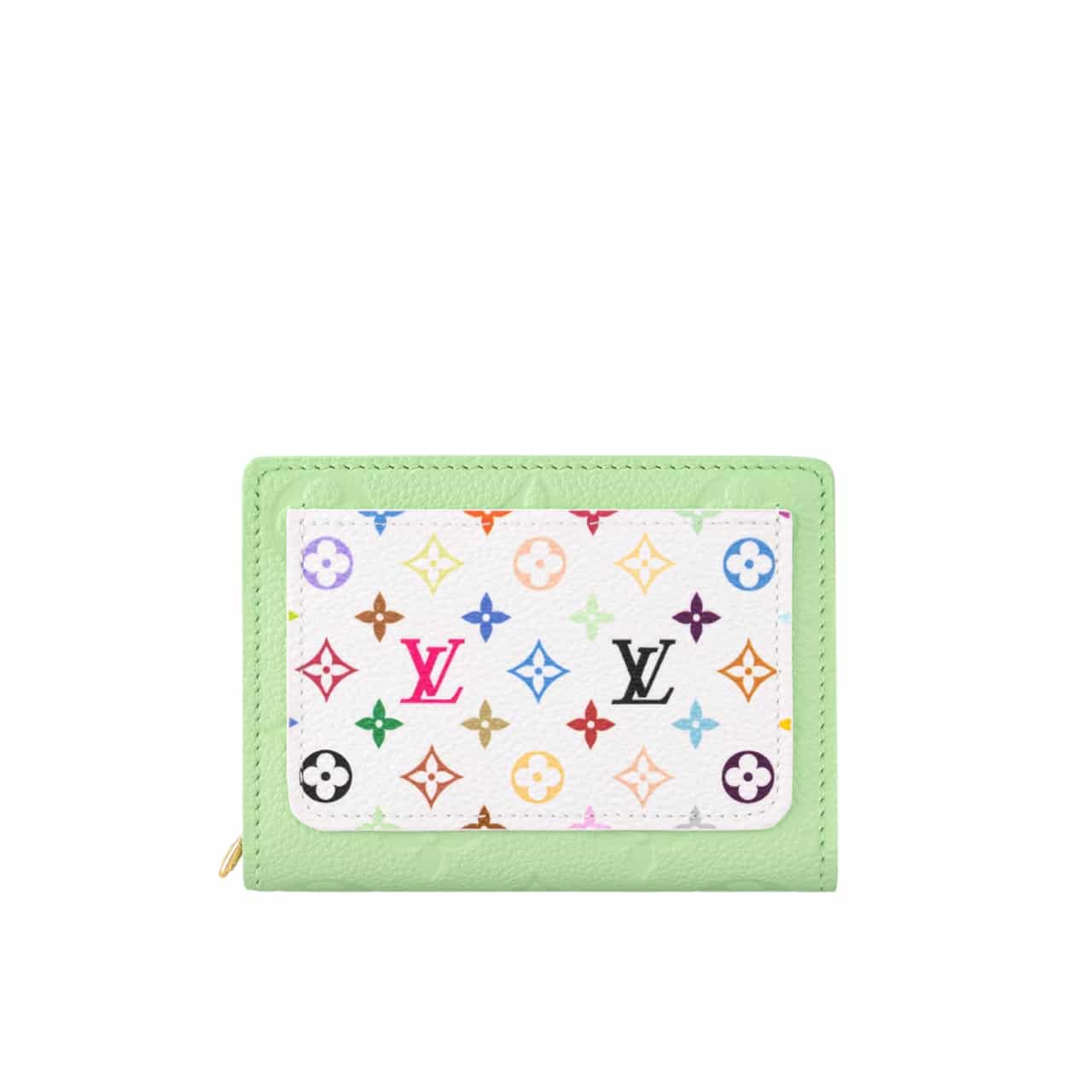 Louis Vuitton X Murakami Portefeuille Claire Green Tea 11cm M13619