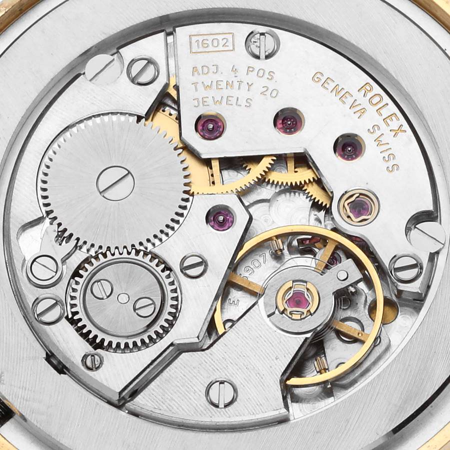 Rolex Cellini Classic Yellow Gold MOP Arabic Dial Mens Watch 5115
