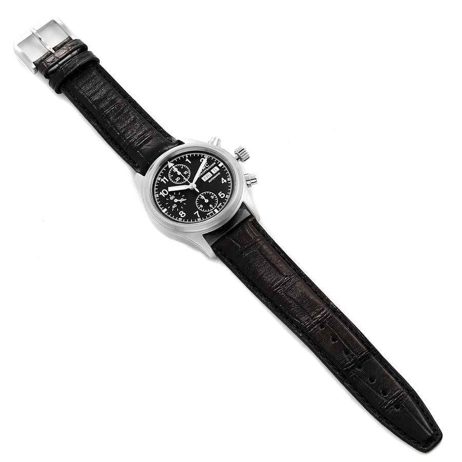 IWC Pilot Flieger Chronograph Day Date Automatic Mens Watch IW370603