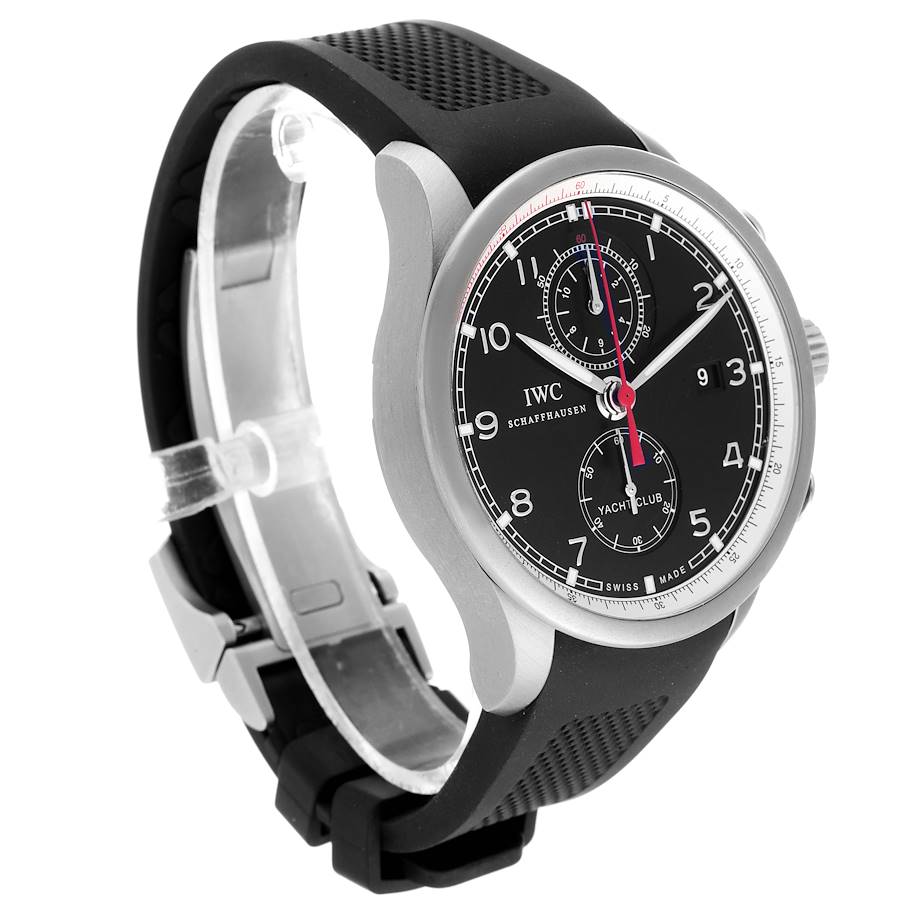 IWC Portuguese Yacht Club Chronograph Titanium Volvo Limited Edition Mens Watch IW390212
