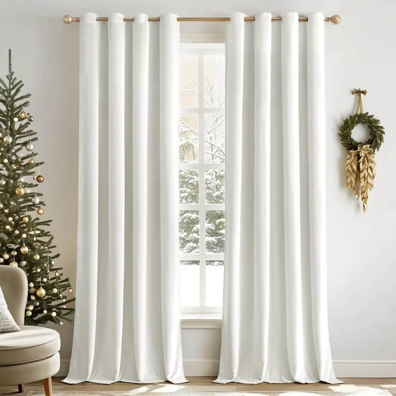Custom Velvet Luxury Blackout Curtains  (2 Panels) - Grommet