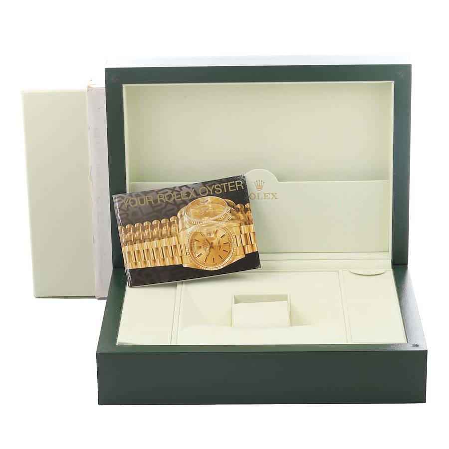 Rolex Pearlmaster Yellow Gold Diamond Dial Bezel Watch 80298