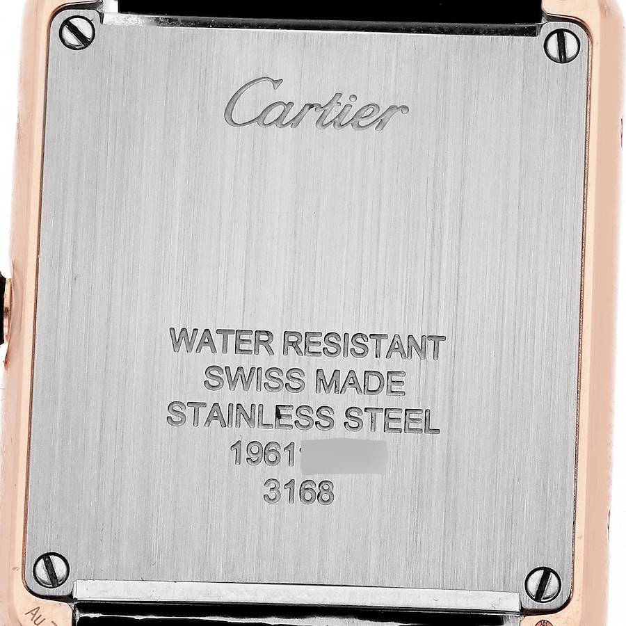 Cartier Tank Solo Rose Gold Steel Ladies Watch W5200024