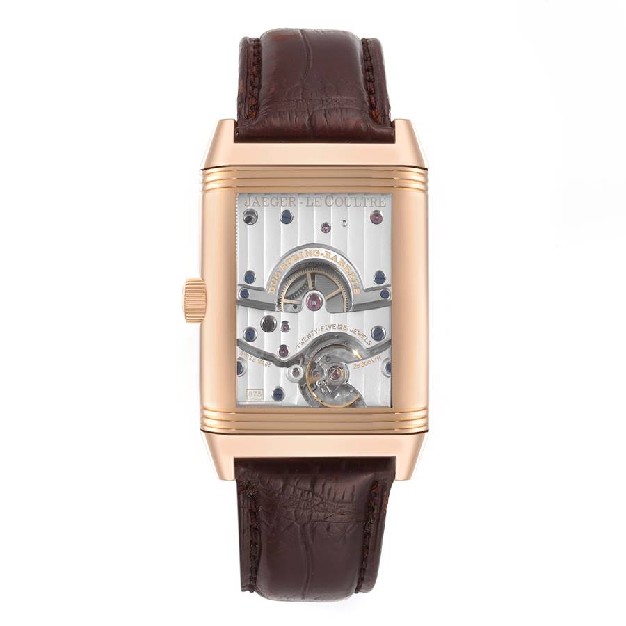 Jaeger LeCoultre Reverso Grande Date Rose Gold Mens Watch 240.2.15 Q3002401