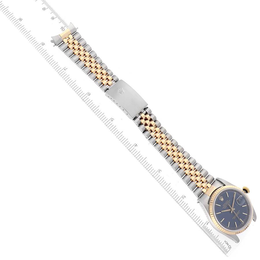 Rolex Oyster Perpetual&Datejust Watches His & Hers Yellow Gold Blue Dial Models(HH16)