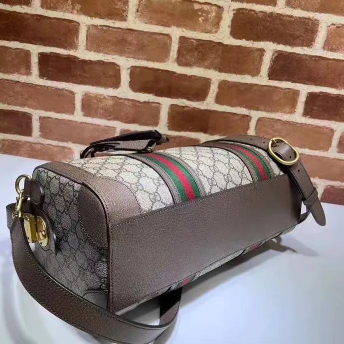 Replica Gucci Small Ophidia GG Web Duffle Bag