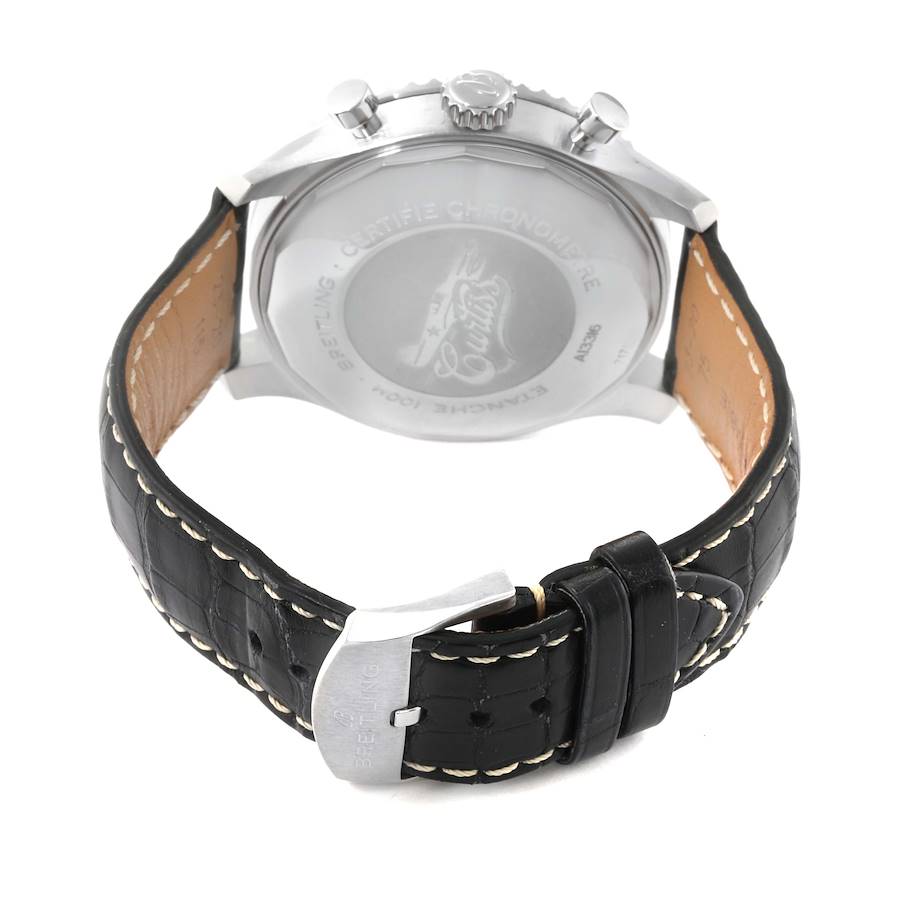 Breitling Aviator 8 Curtiss Warhawk Green Dial Steel Mens Watch A13316
