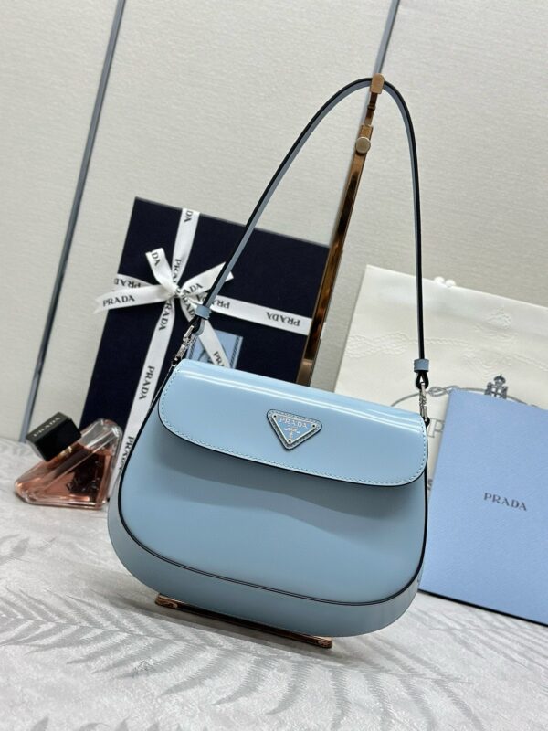 Replica Prada Cleo Medium Blue Bag With Flap